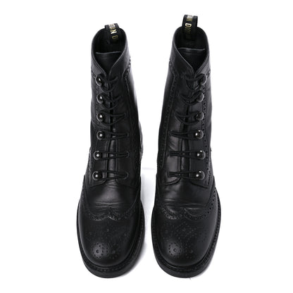 Christian Dior Calfskin Diorunit Low Boot 37.5 Black 5 of 10