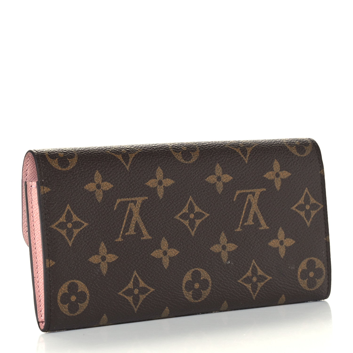 Louis Vuitton Monogram Emilie Wallet Rose Ballerine 3 of 12