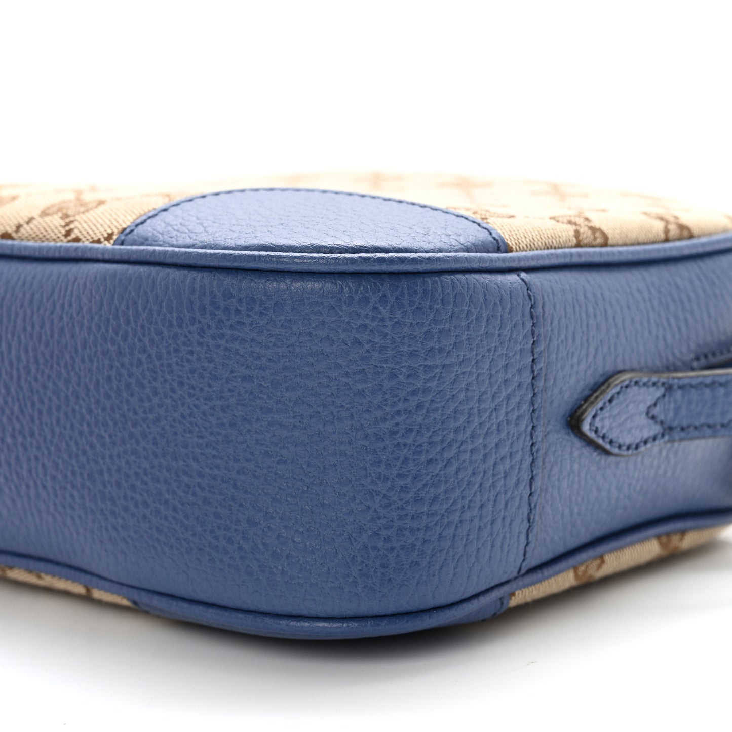 Monogram Dollar Calfskin Mini Bree Messenger Bag Beige Ebony Caspian