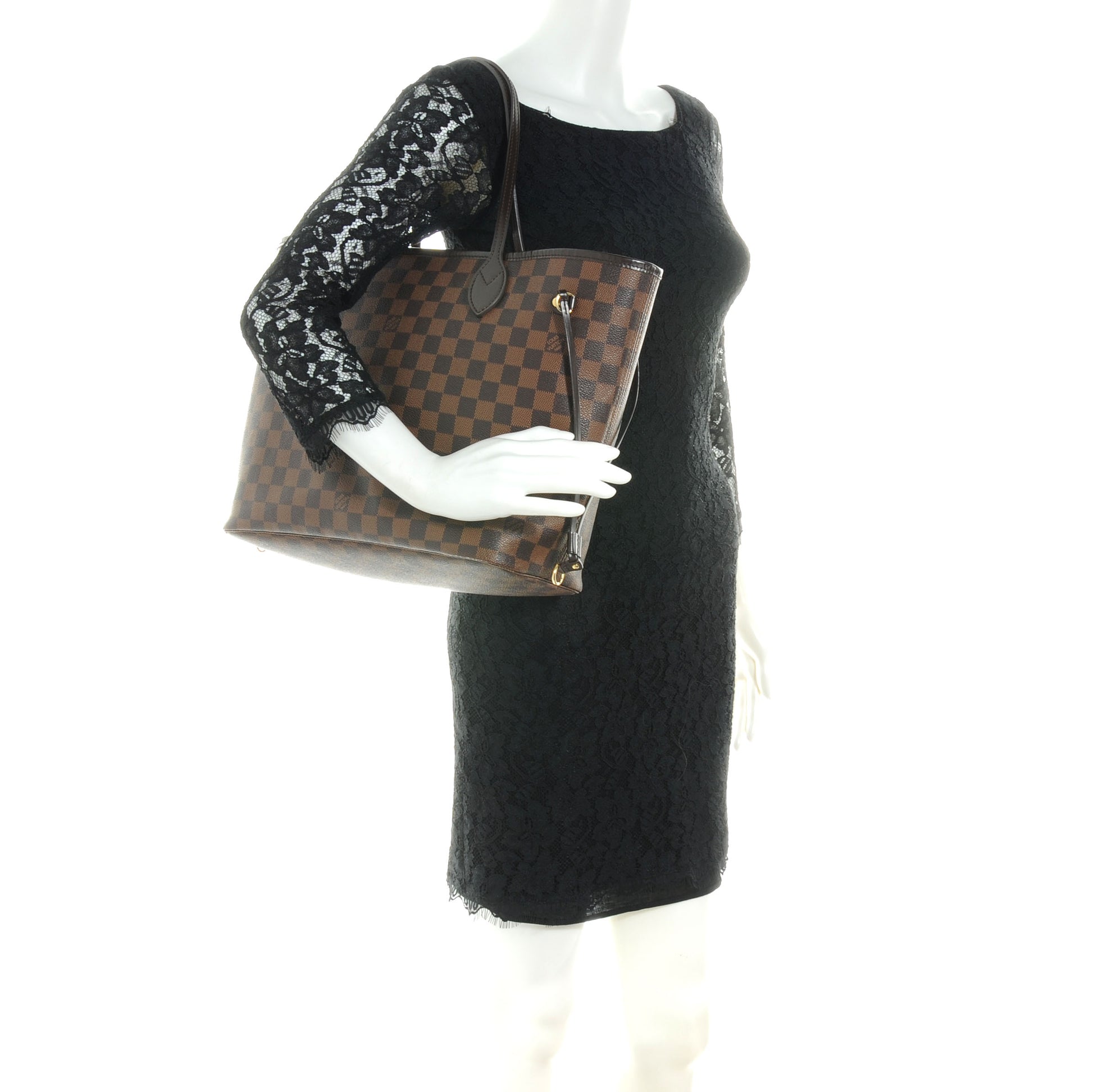 Louis Vuitton Damier Ebene Neverfull MM 2 of 8