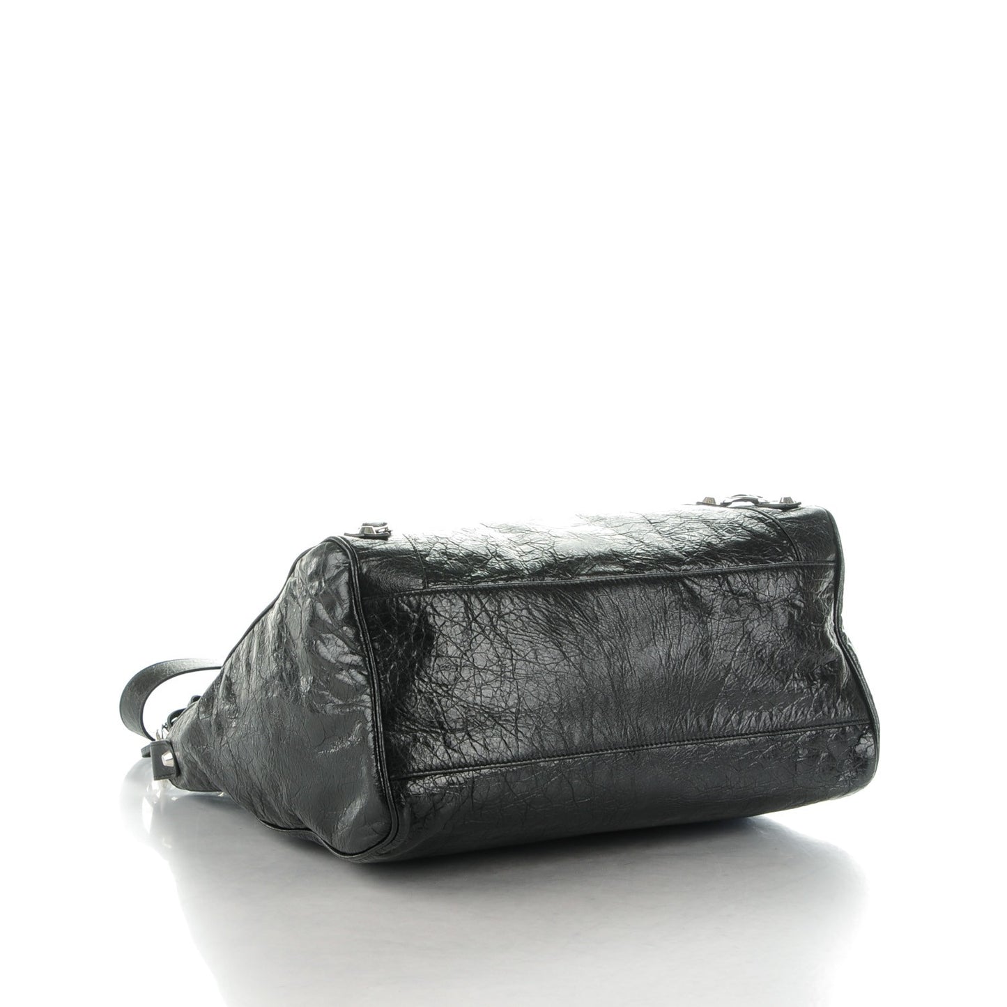 Agneau Classic Silver Hardware Velo Black