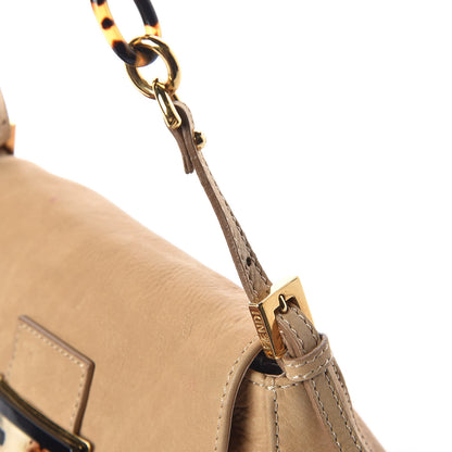 Fendi Vitello Savana Mini Mama Baguette Caramello Tartaruga Natural 18 of 18