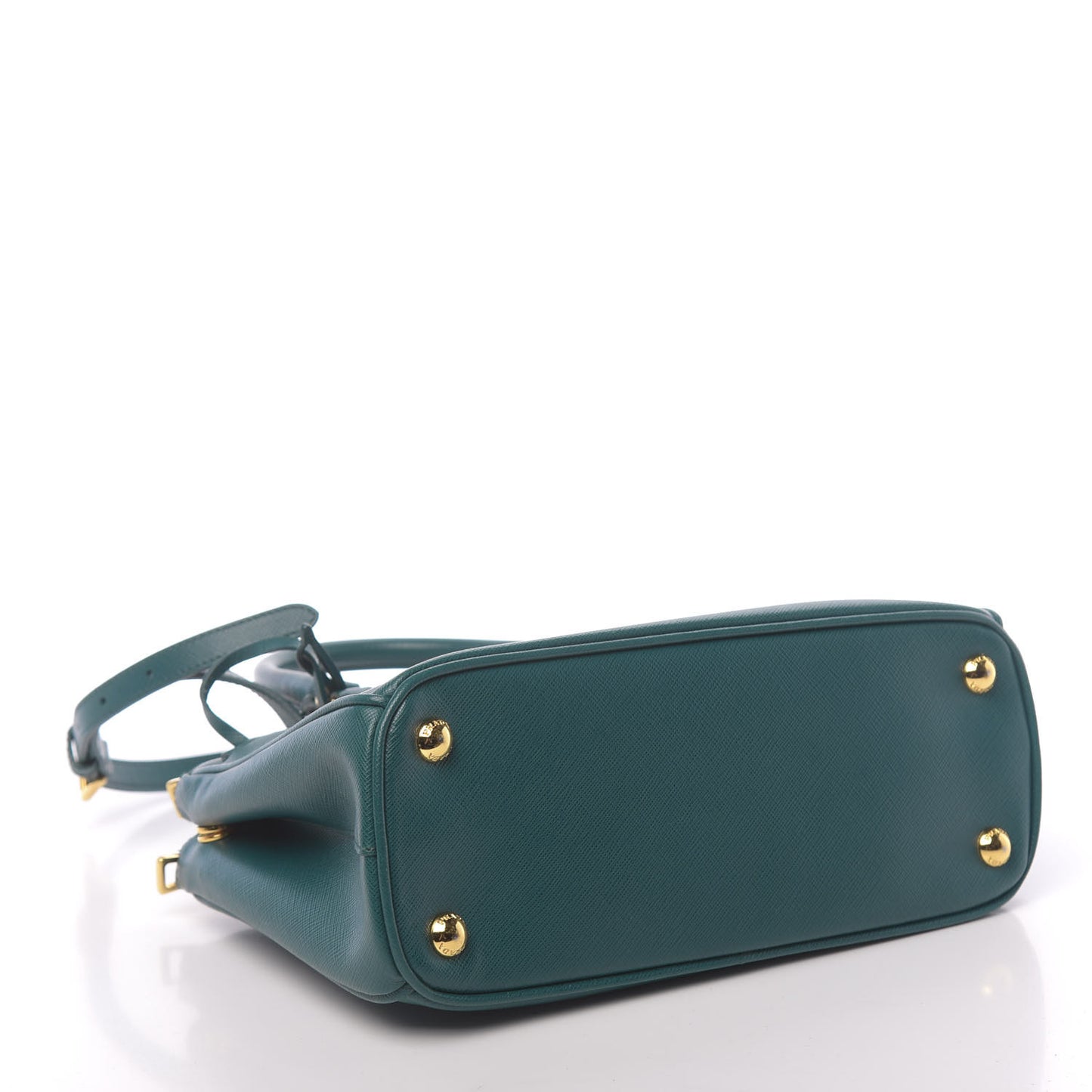 Saffiano Lux Mini Galleria Double Zip Tote Ottanio