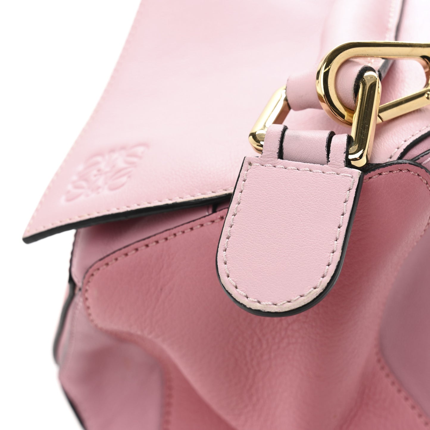 Calfskin Medium Puzzle Bag Soft Pink