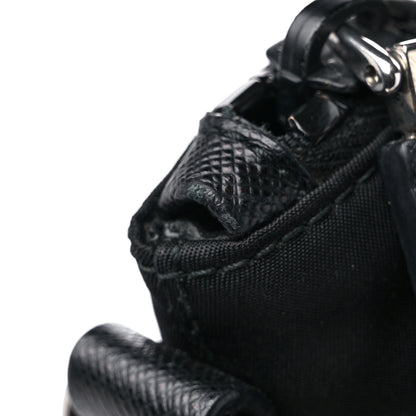 Prada Tessuto Nylon Vela Saffiano Tote Black 11 of 13