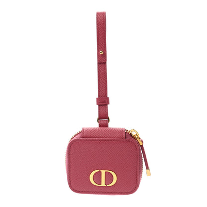 Christian Dior Grained Calfskin 30 Montaigne Airpods Case Pink 1 of 5