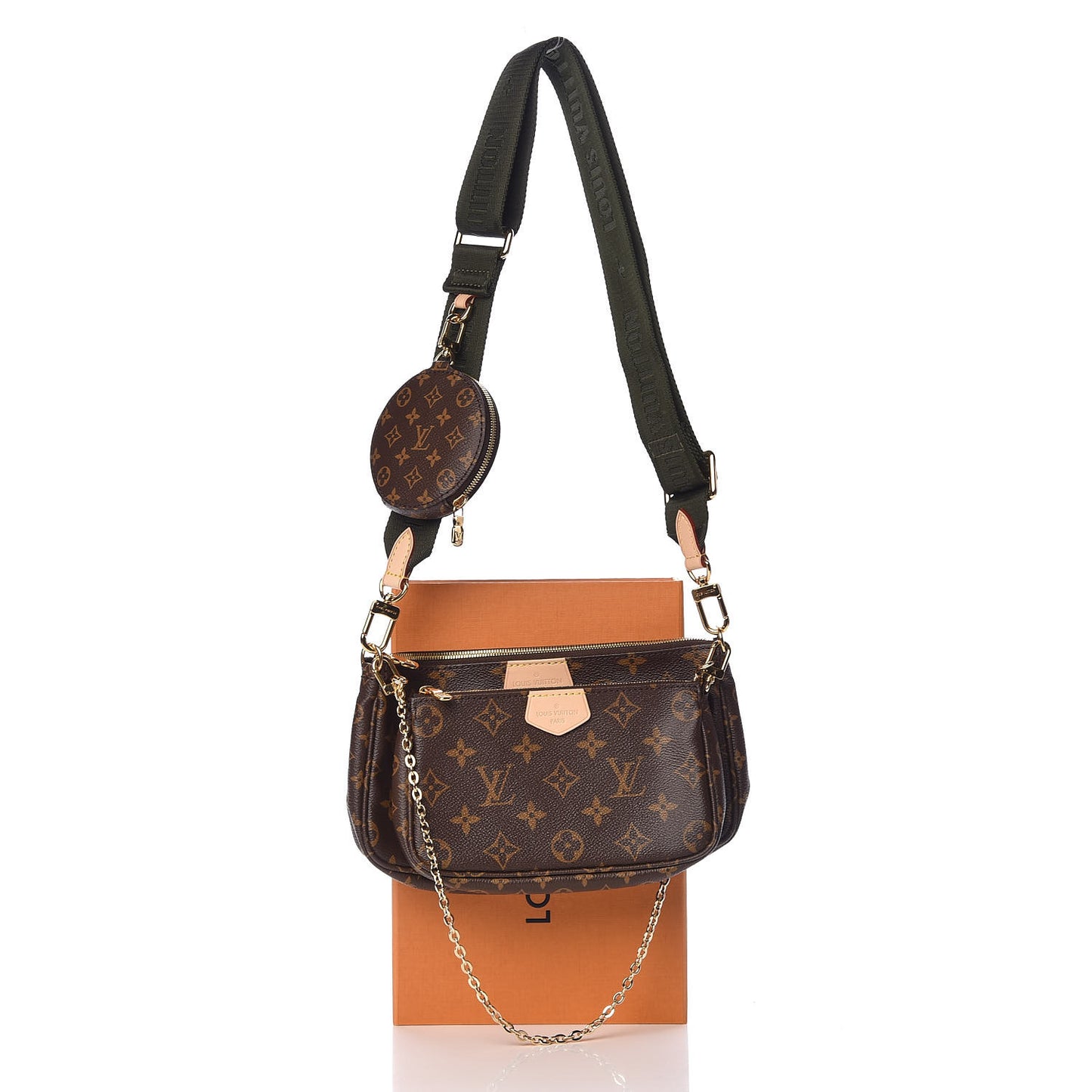 Monogram Multi Pochette Accessories Kaki