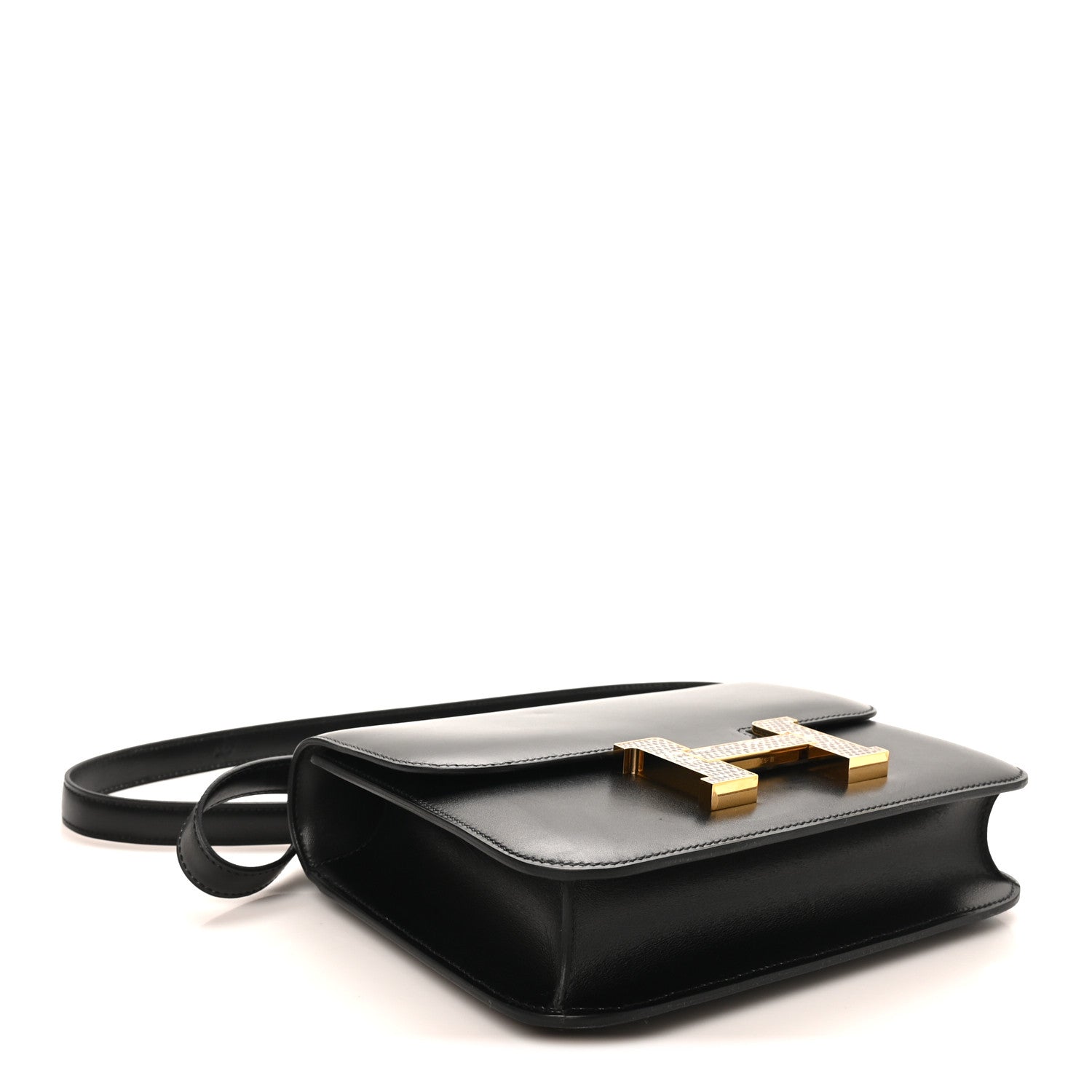 Hermes Box Lizard Constance 1-24 Black Ombre 5 of 12