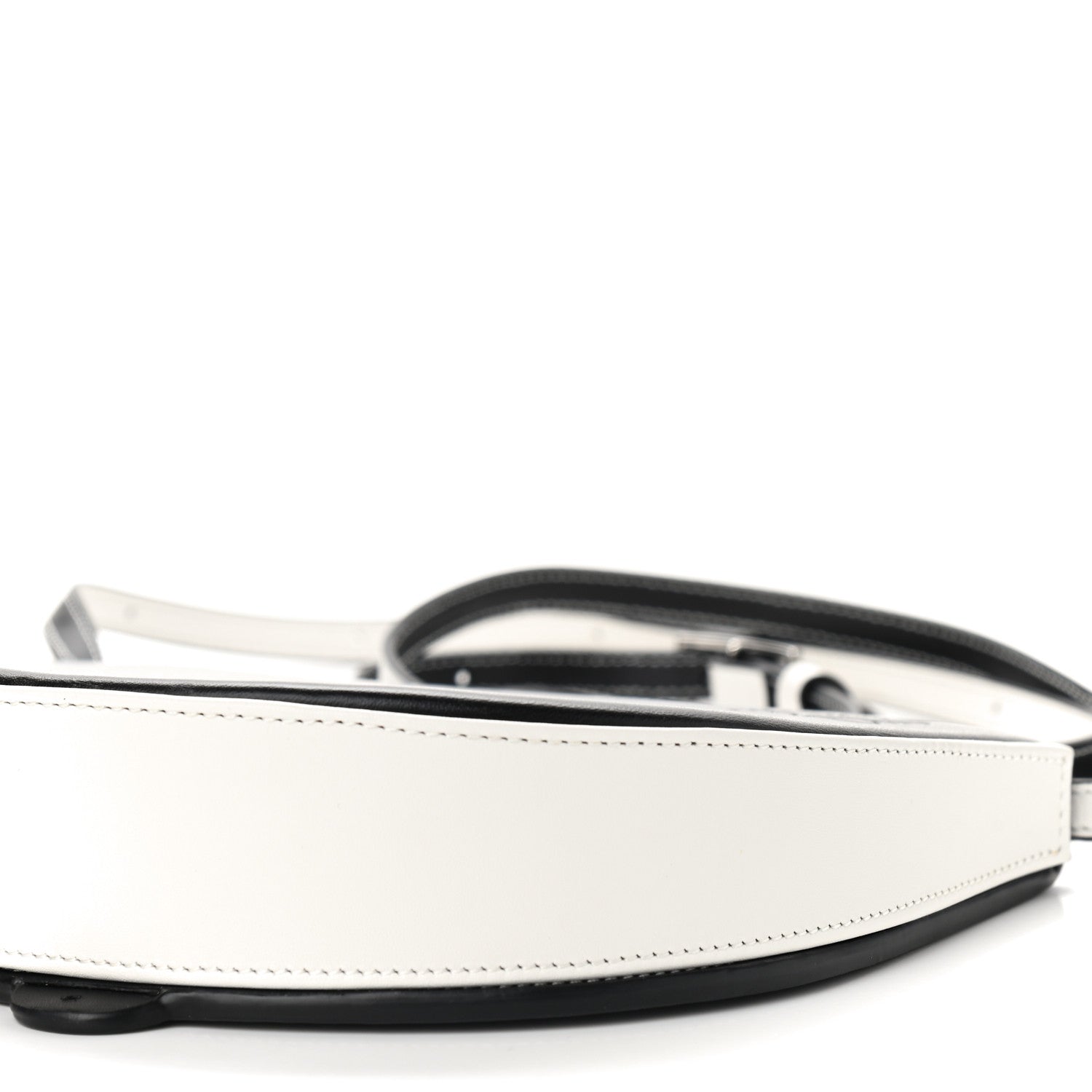 Loewe Soft Calfskin Heel Bag Black Soft White 9 of 9