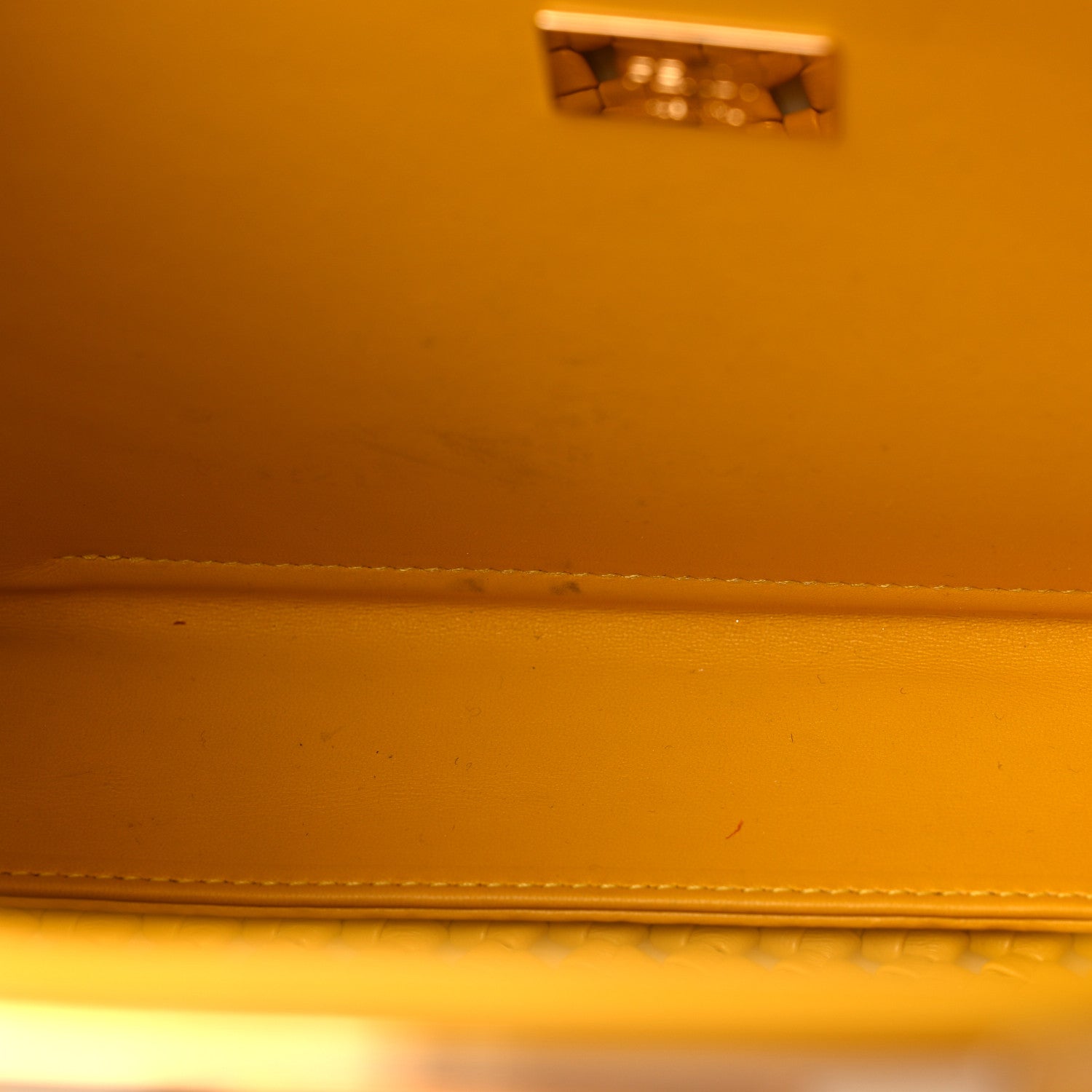 Fendi Nappa Matisse Intreccio Medium Peekaboo Iconic Satchel Mimosa 14 of 17