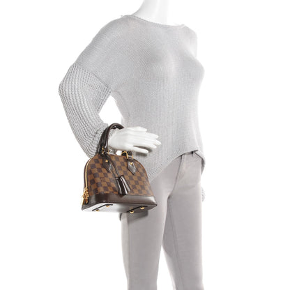 Louis Vuitton Damier Ebene Alma BB 2 of 8