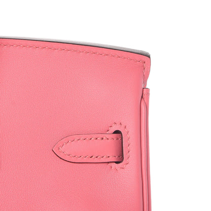 Hermes Swift Birkin 25 Rose Azalee 17 of 36