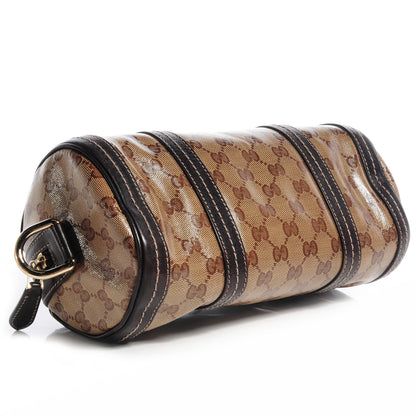 Gucci Crystal Monogram Duchessa Small Boston Bag Brown 4 of 7