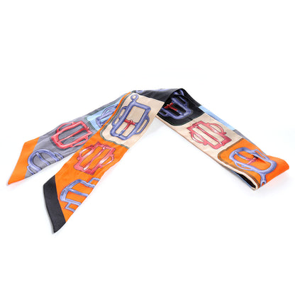 Hermes Silk Bouclerie D Attelage Twilly 1 of 5