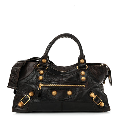 Balenciaga Chevre Giant 21 Gold Hardware Part Time Truffle 1 of 16