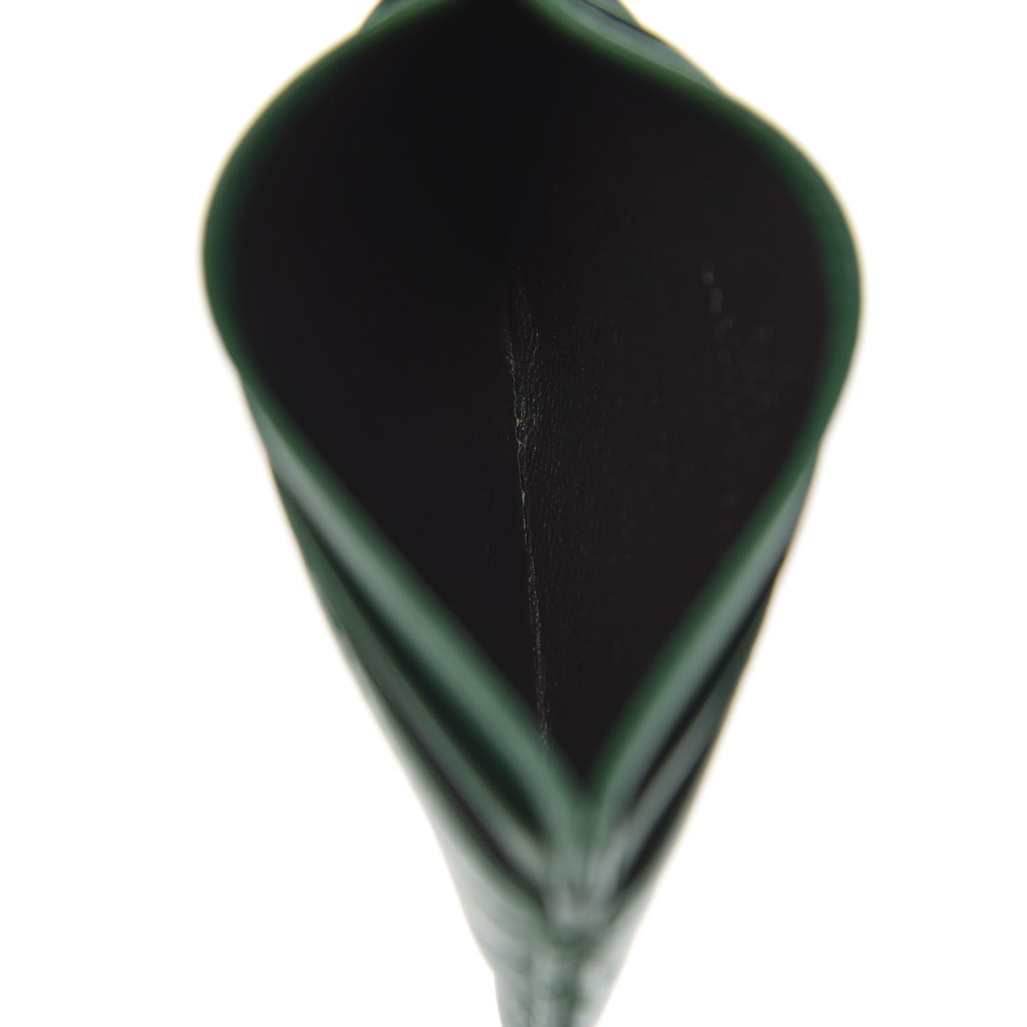 Calfskin Matelasse GG Marmont Card Holder Emerald Green