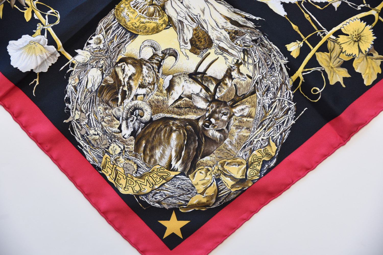 Hermes Silk Faune Et Flore Du Texas Scarf 90 8 of 12