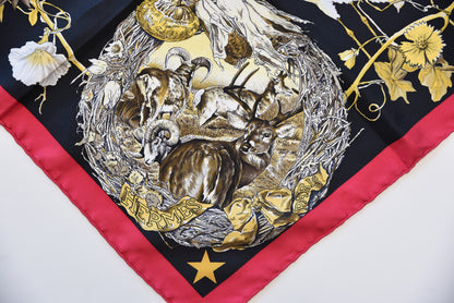 Hermes Silk Faune Et Flore Du Texas Scarf 90 8 of 12