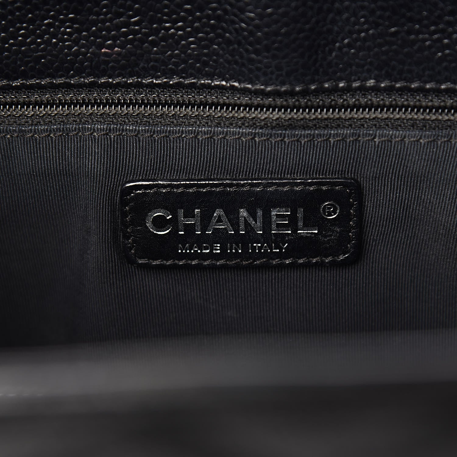 Chanel Caviar Quilted Grand Shopping Tote GST Black 6 of 17