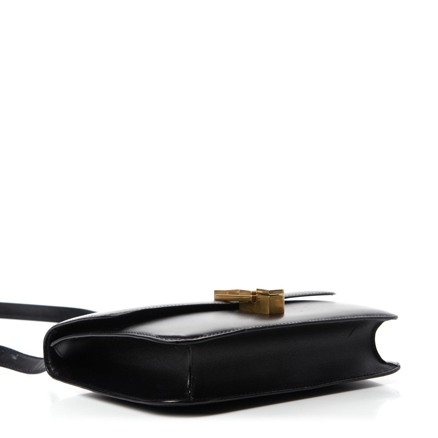 Saint Laurent Smooth Calfskin Carre Satchel Black 4 of 11