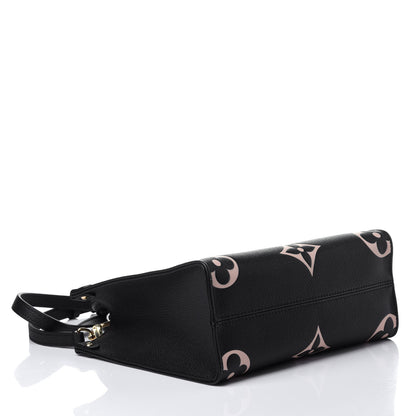 Louis Vuitton Empreinte Monogram Giant Onthego PM Black Beige 5 of 10