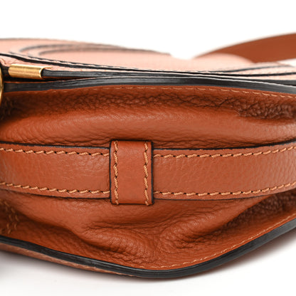 Chloe Calfskin Mini Marcie Round Crossbody Bag Tan 10 of 15