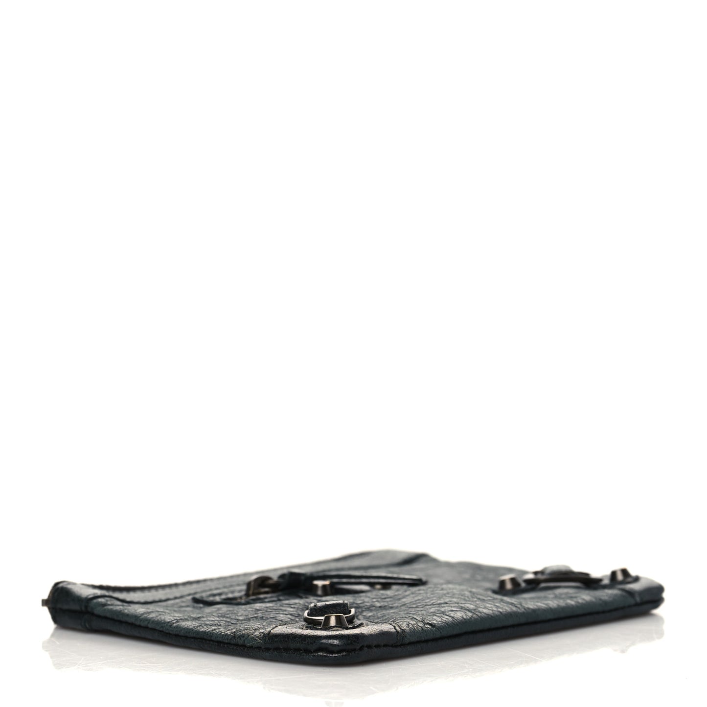 Agneau Classic Hardware M Porte-Monnaie Coin Purse Black