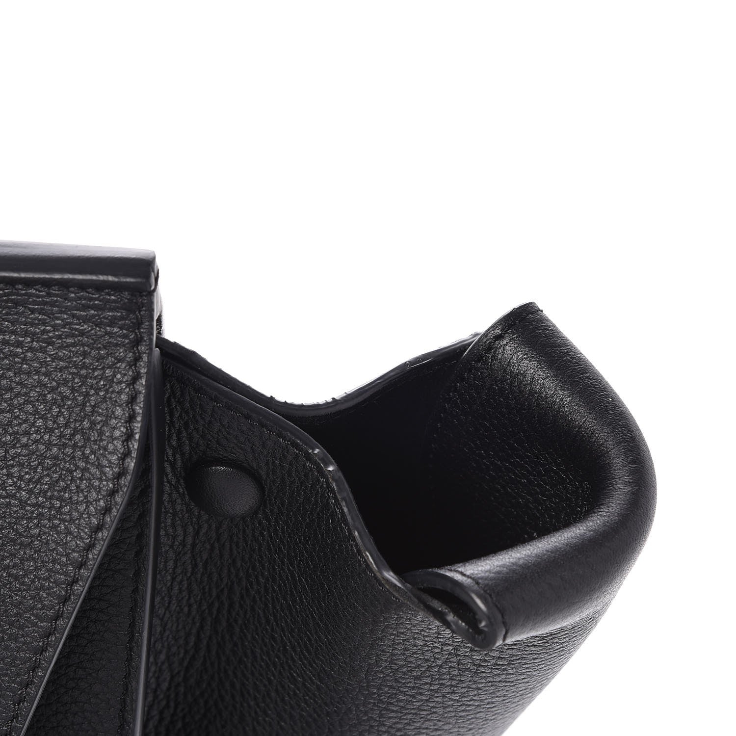 Celine Crisped Calfskin Small Tie Knot Tote Black 9 of 9