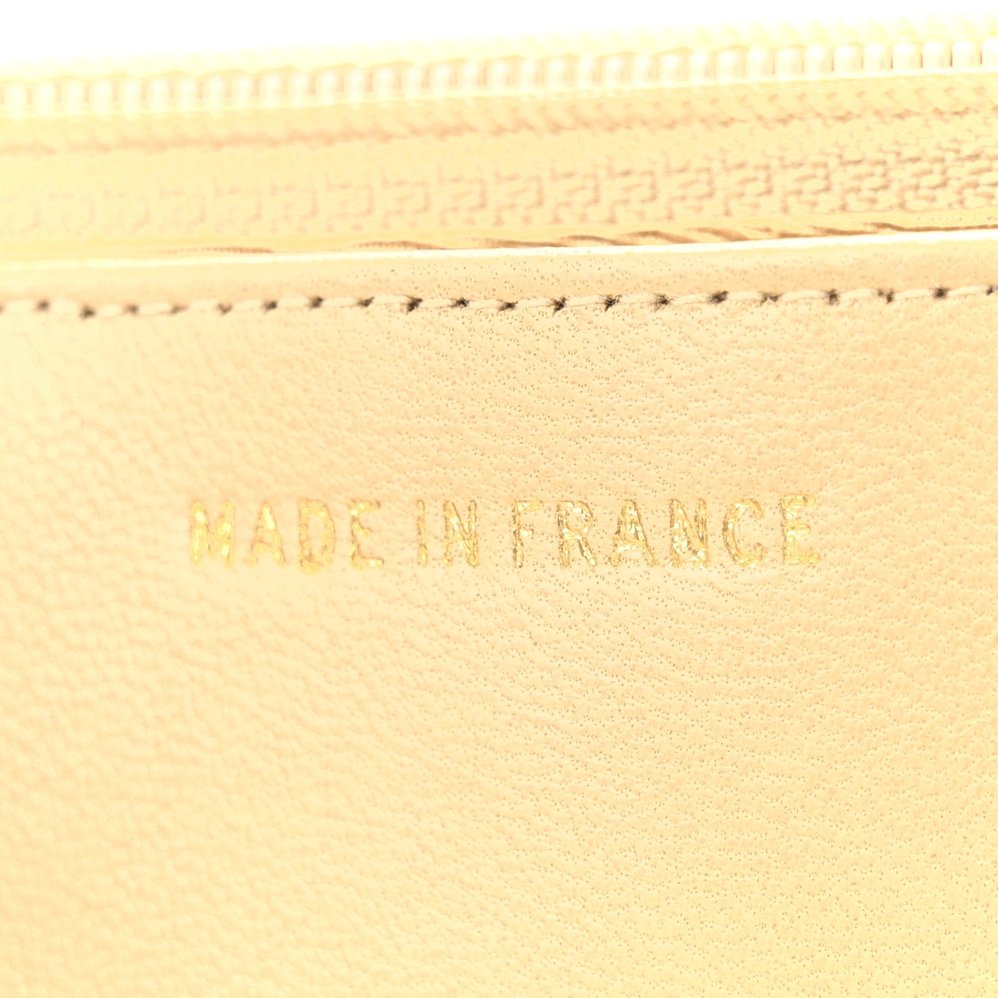 Caviar CC Timeless Flap Wallet Beige