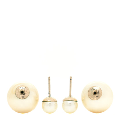 Christian Dior Pearl Mise En Dior Tribal Earrings 3 of 7