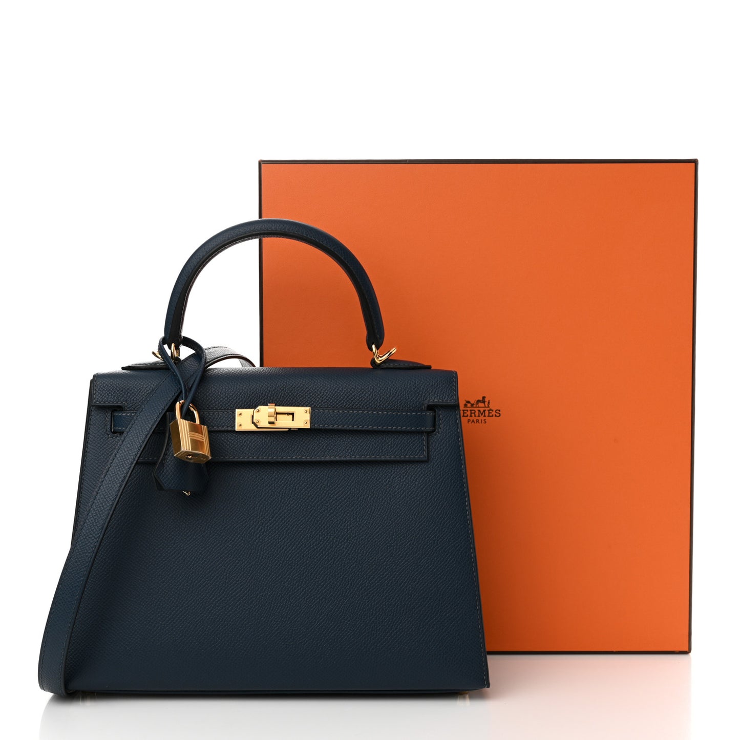 Epsom Kelly Sellier 25 Bleu Nuit