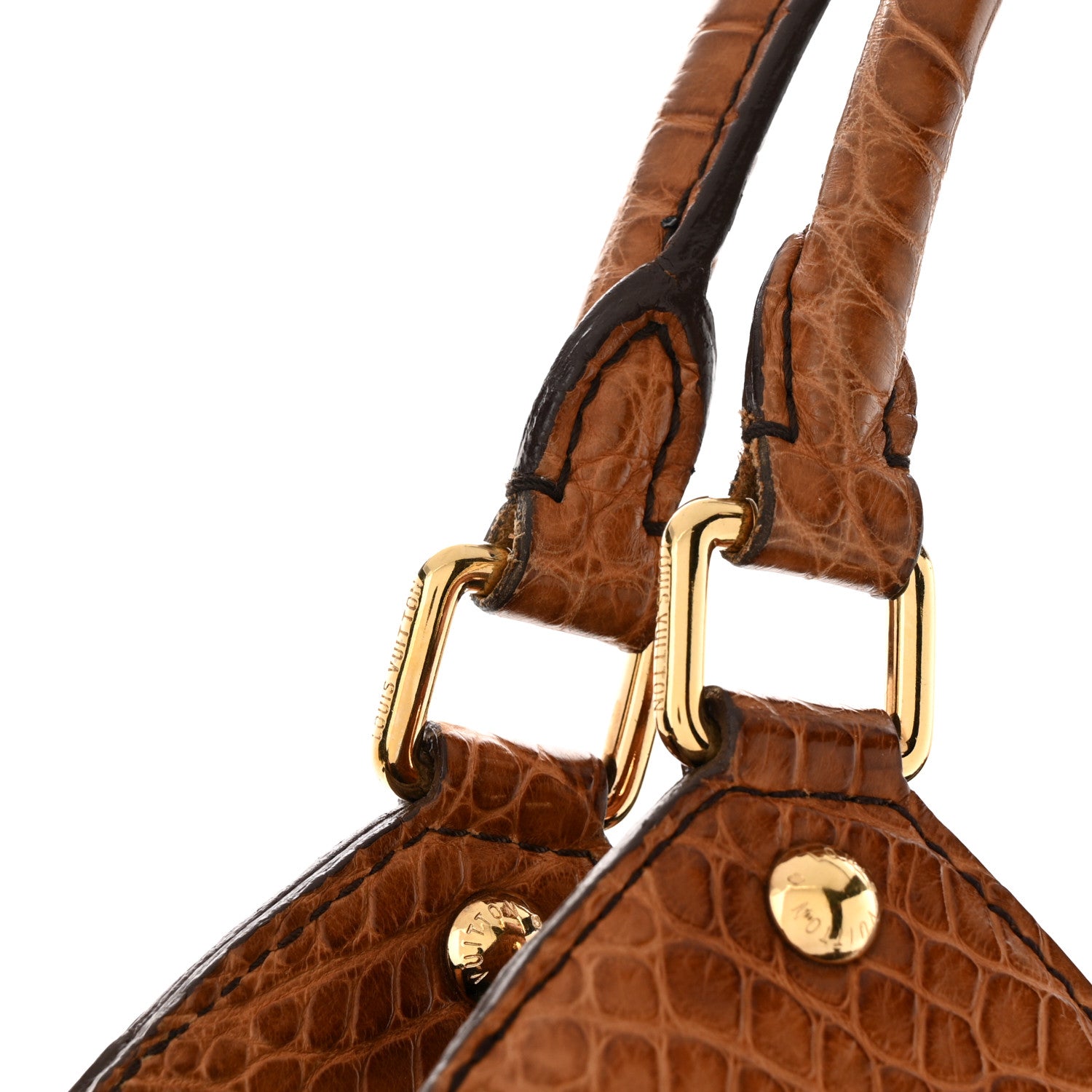 Louis Vuitton Monogram Alligator Trim Mahina XL 12 of 12