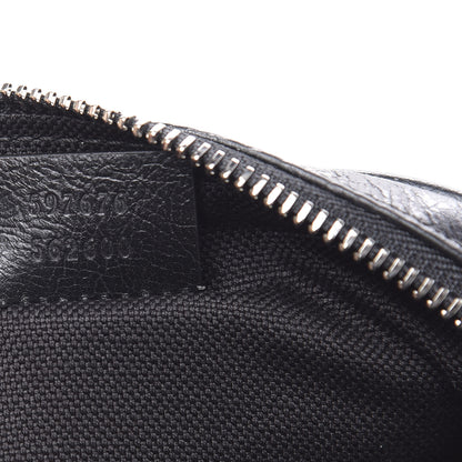 Gucci Fluffy Calfskin Mini Morpheus Belt Bag 70 28 Black 7 of 9