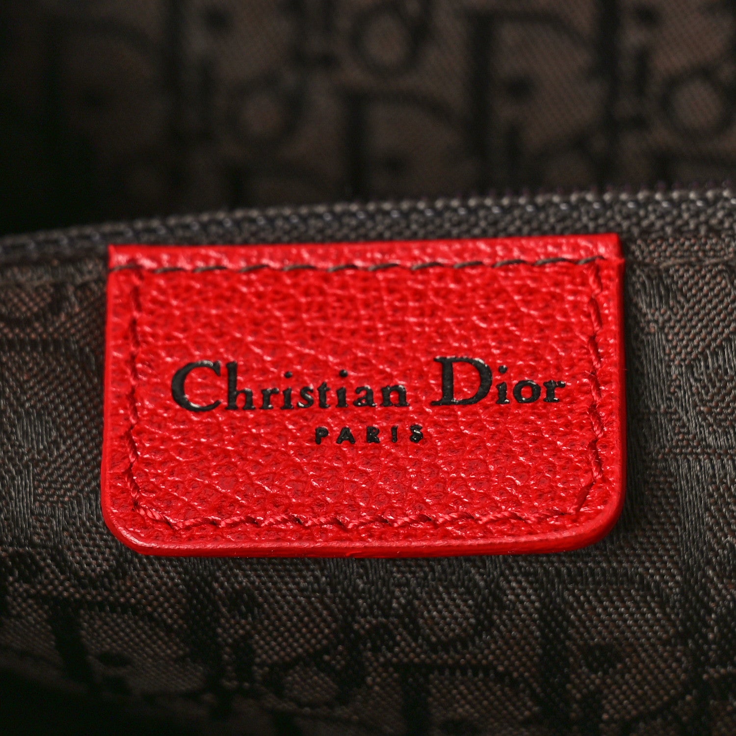 Christian Dior Pony Hair Leopard Print Diva Logo Shoulder Bag Red 6 of 8