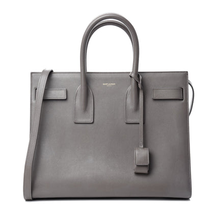 Saint Laurent Calfskin Small Sac De Jour Earth 1 of 11