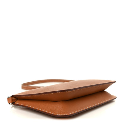 Hermes Evercolor Chaine d'Ancre Zipengo Pochette To Go Gold 4 of 10