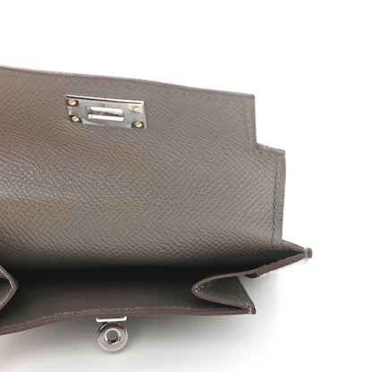 Hermes Epsom Kelly Pocket Compact Wallet Etain 6 of 11