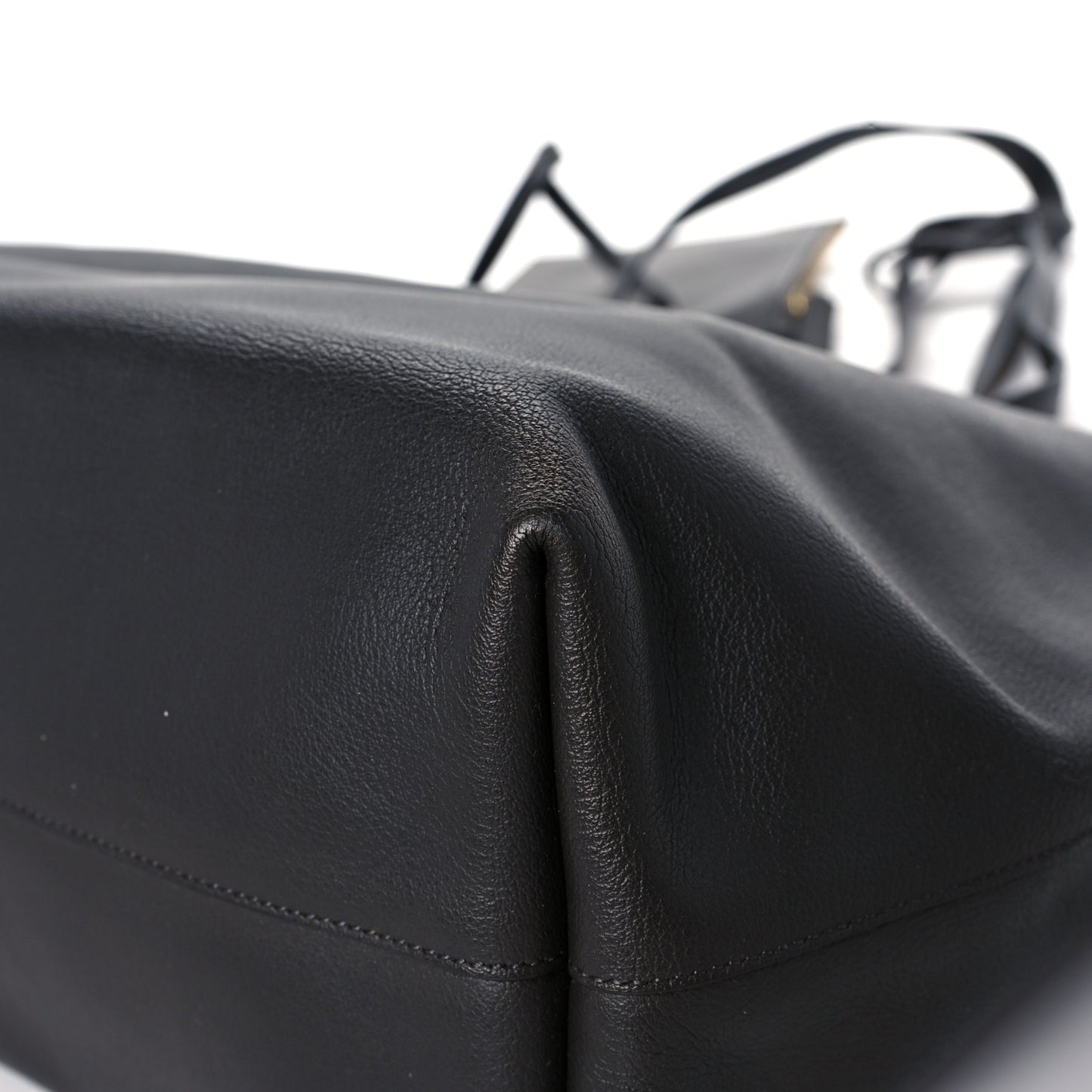 Calfskin Large Shopping Tote Fog