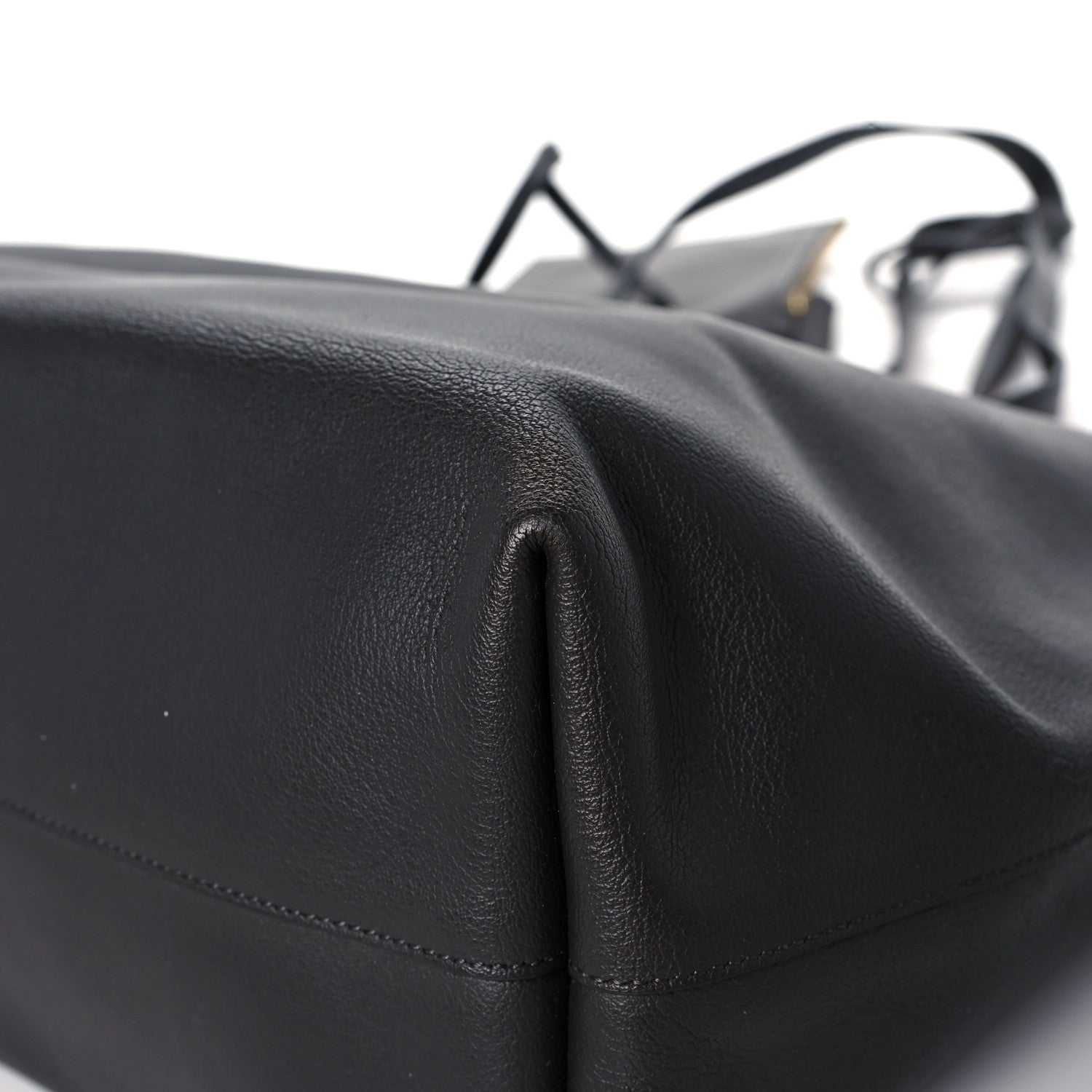 Saint Laurent Calfskin Large Shopping Tote Fog 9 of 13