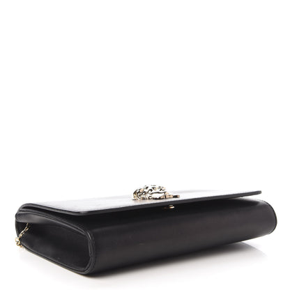 Versace Vitello Palazzo Medusa Evening Clutch Bag Black 4 of 10