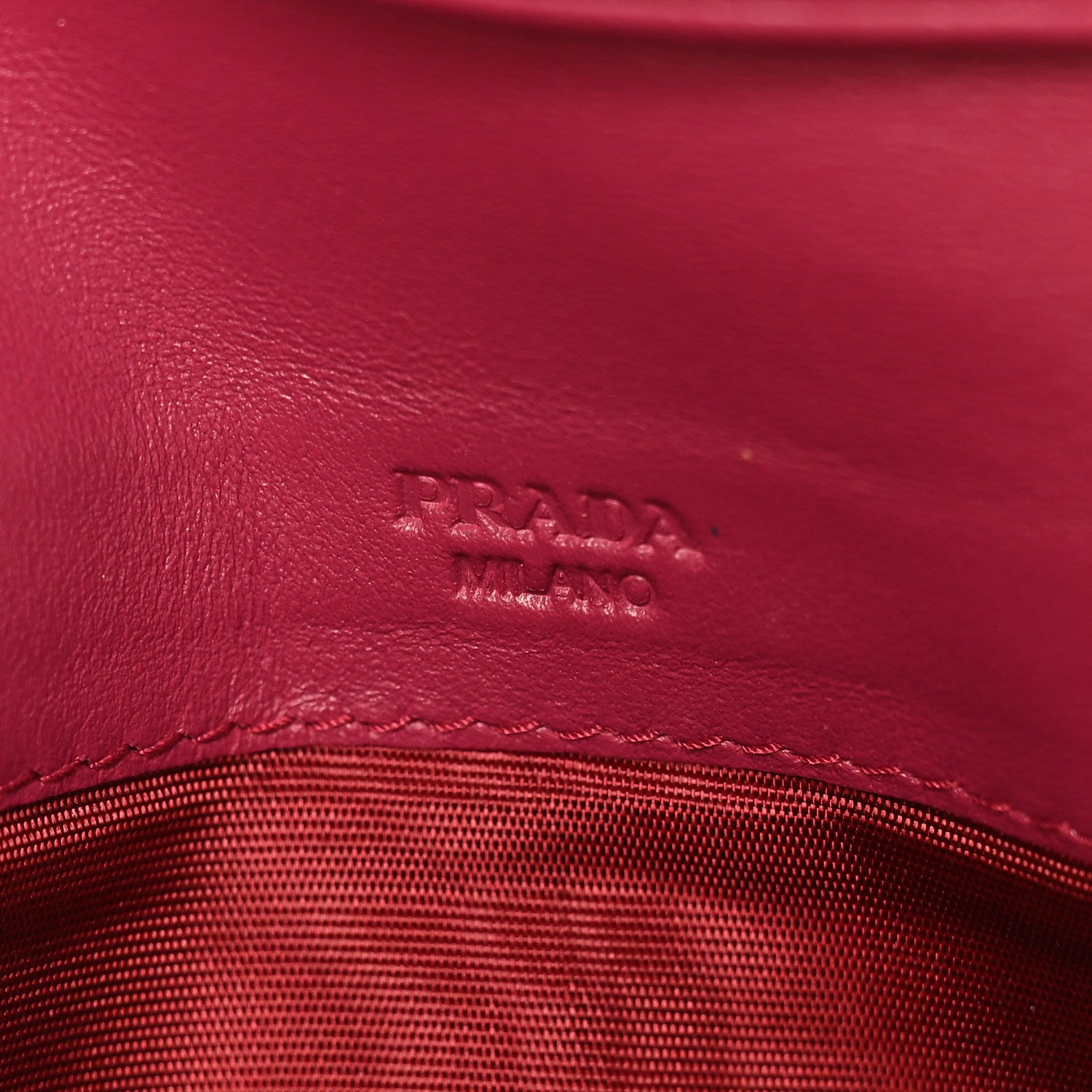 Prada Tessuto Nylon Quilted Continental Flap Wallet Ibisco 7 of 10