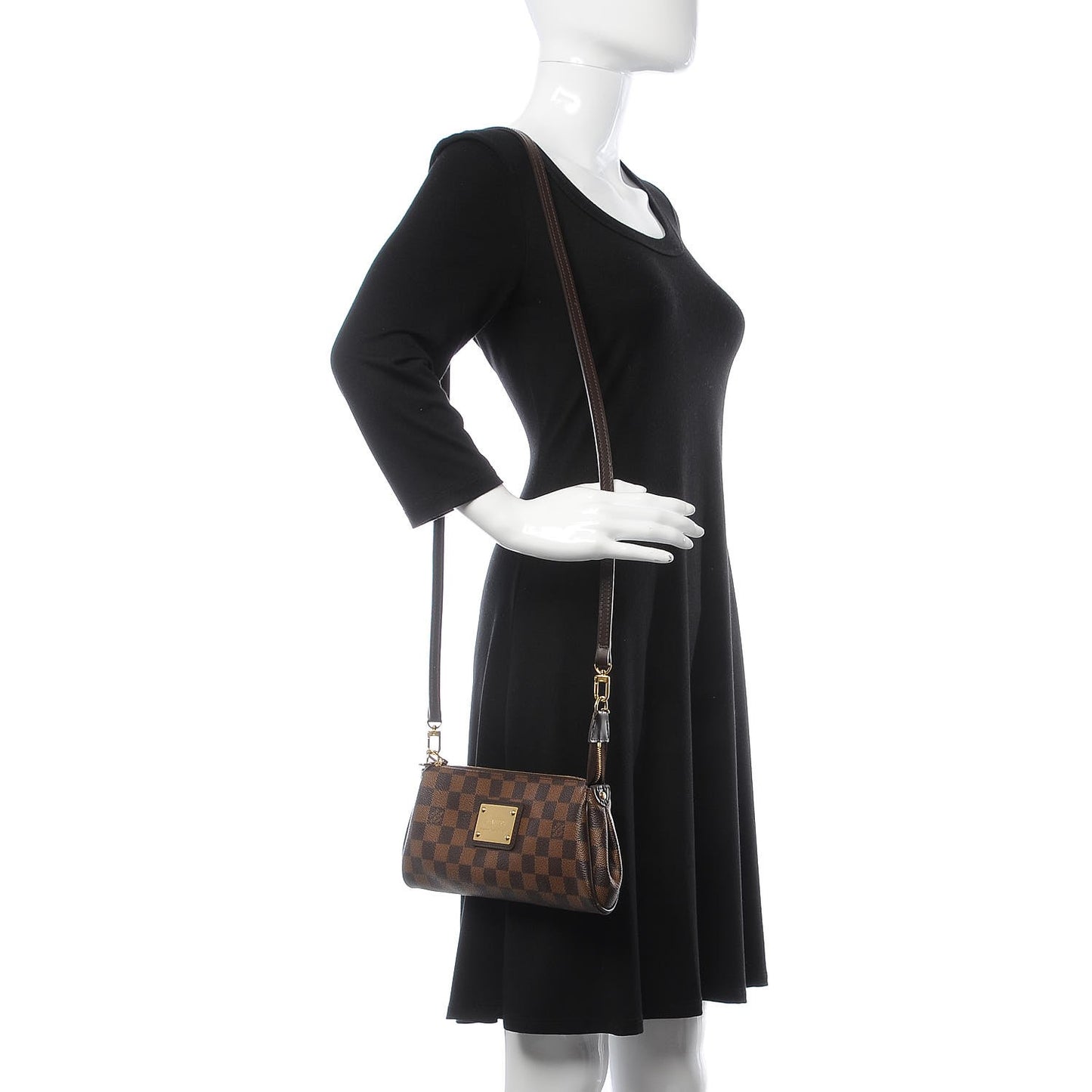 Damier Ebene Eva Clutch