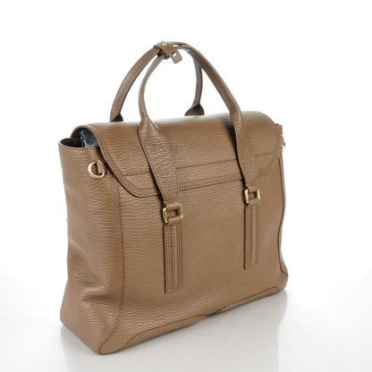 3.1 Phillip Lim 3.1 Textured Calfskin Large Pashli Satchel Taupe 3 of 8