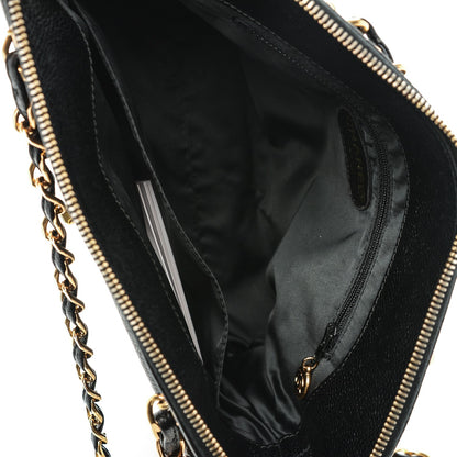 Chanel Caviar Flap Shoulder Bag Black 5 of 9