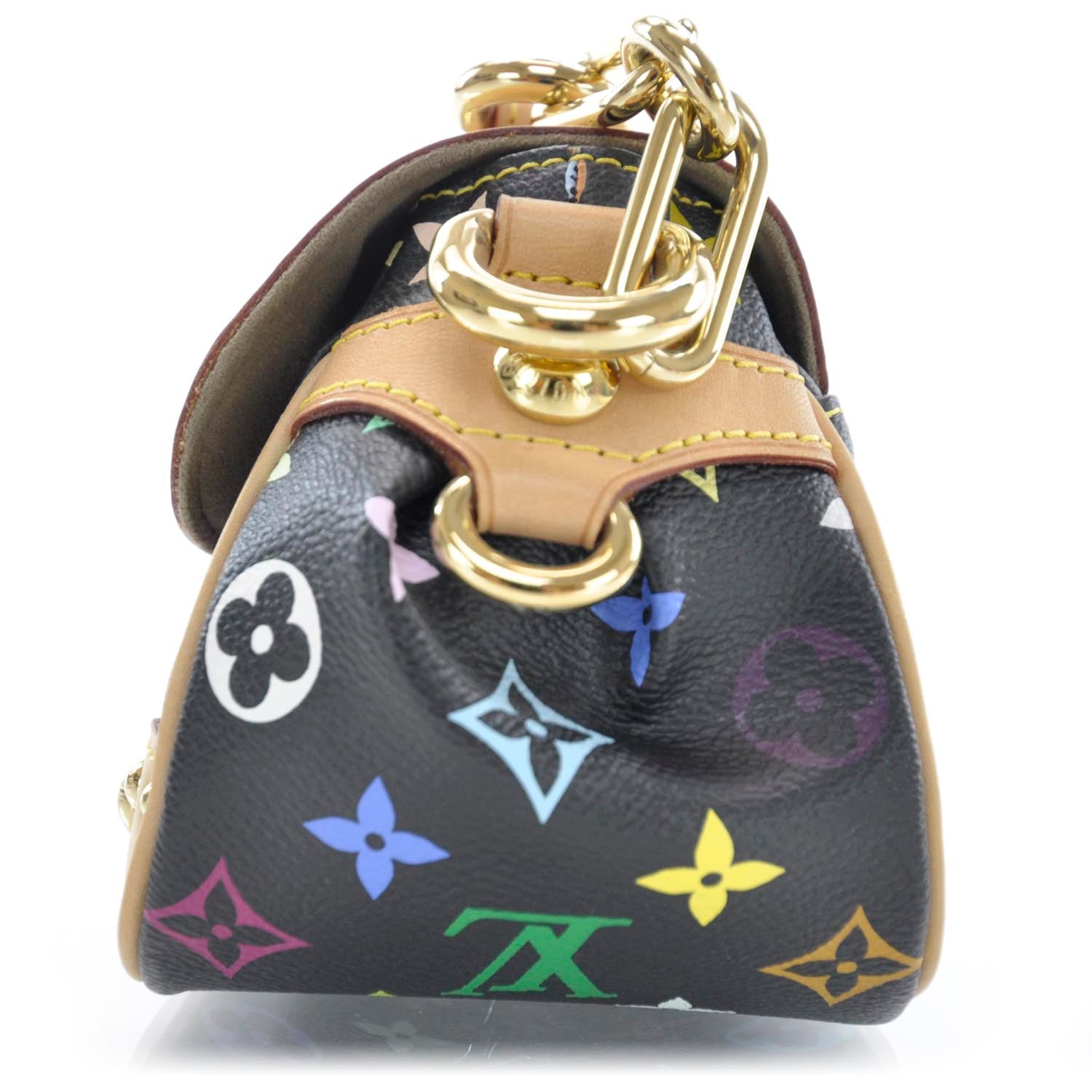Louis Vuitton Monogram Multicolor Marilyn Black 4 of 10