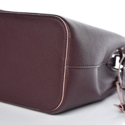 Louis Vuitton Calfskin Lockme Bucket Prune 8 of 9