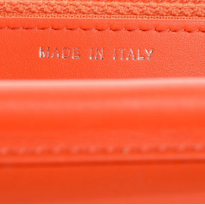 Chanel Patent Caviar Timeless Wallet On Chain WOC Orange 7 of 9