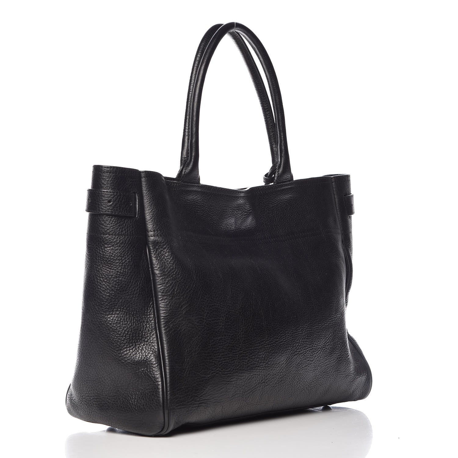 Mulberry Natural Leather Bayswater Tote Black 3 of 10