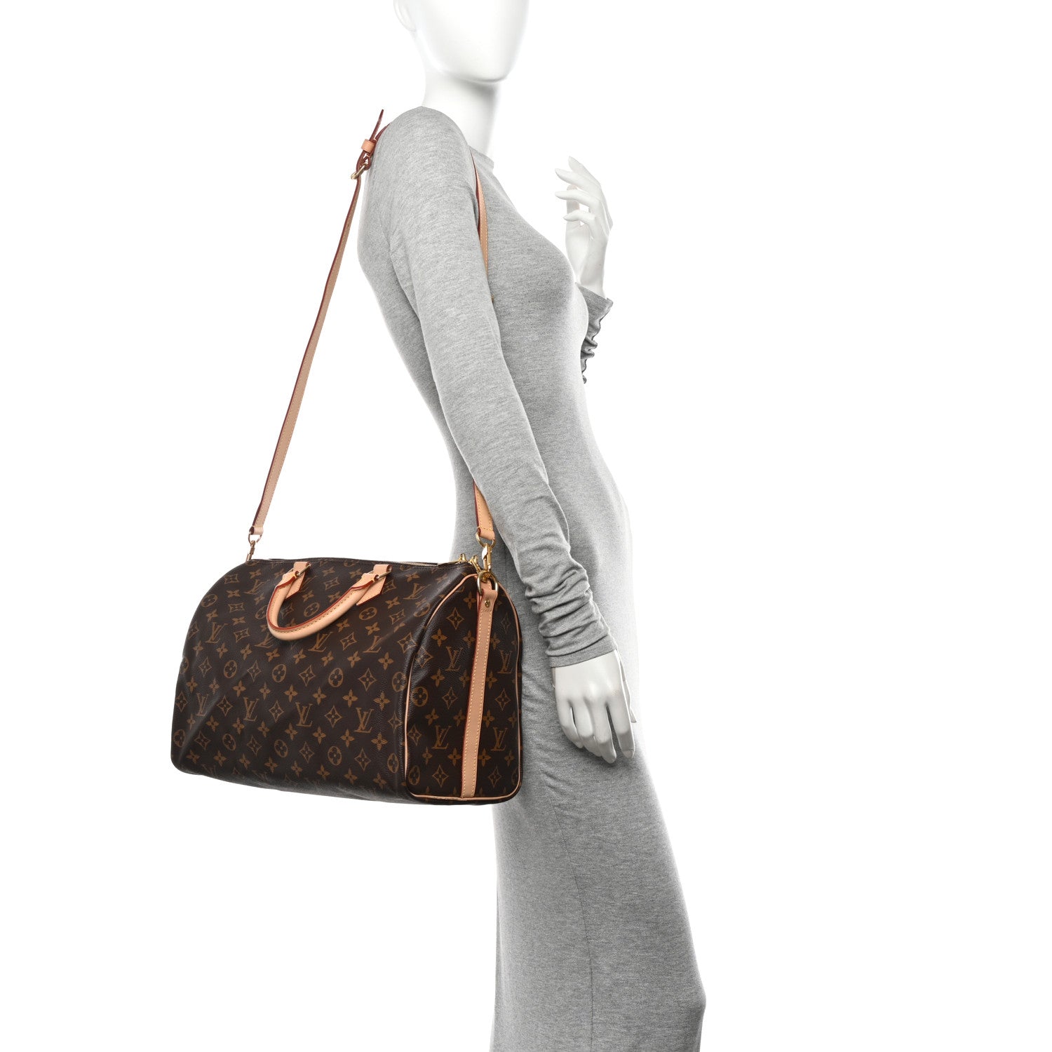 Louis Vuitton Monogram Speedy Bandouliere 35 2 of 13