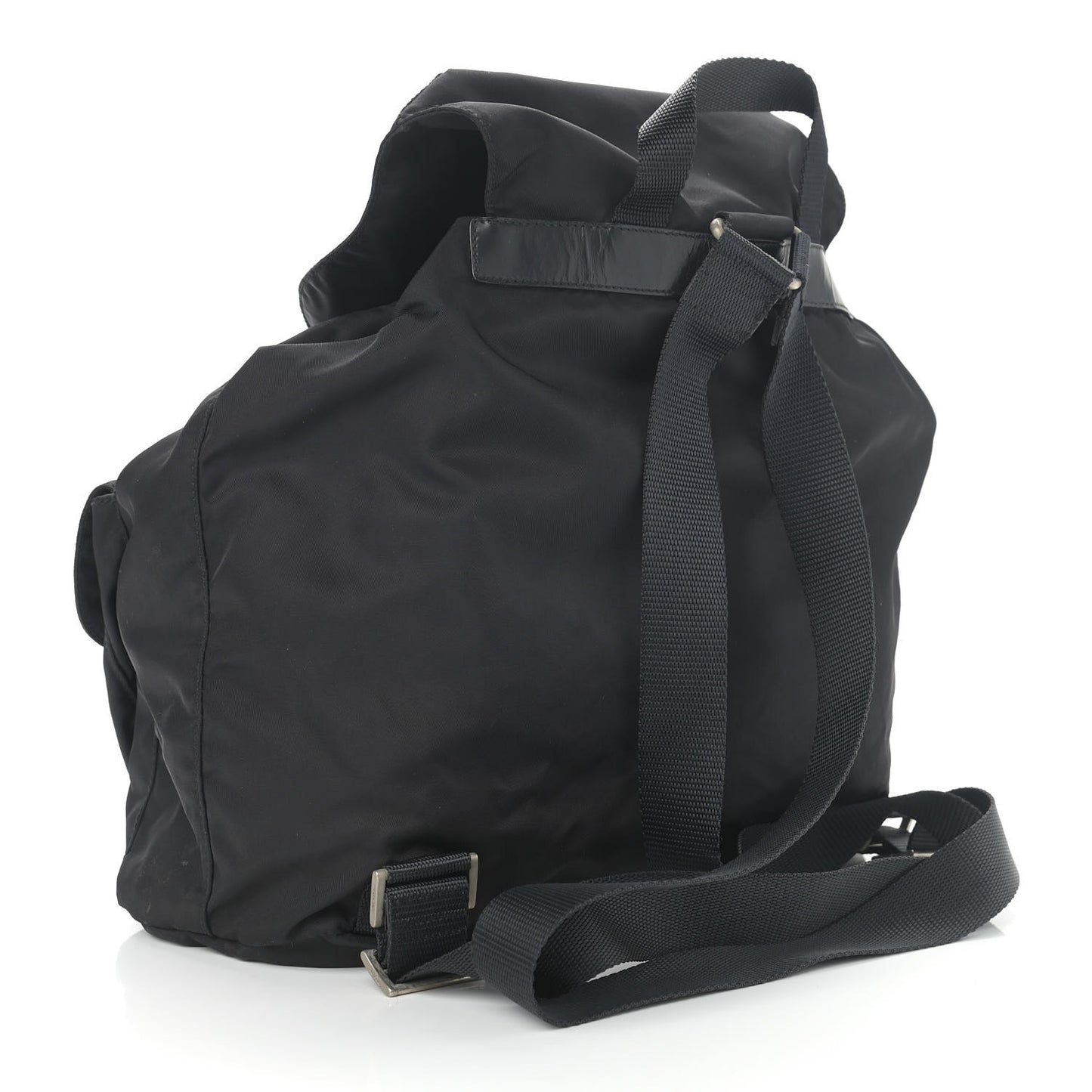 Nylon Vela Medium Backpack Black